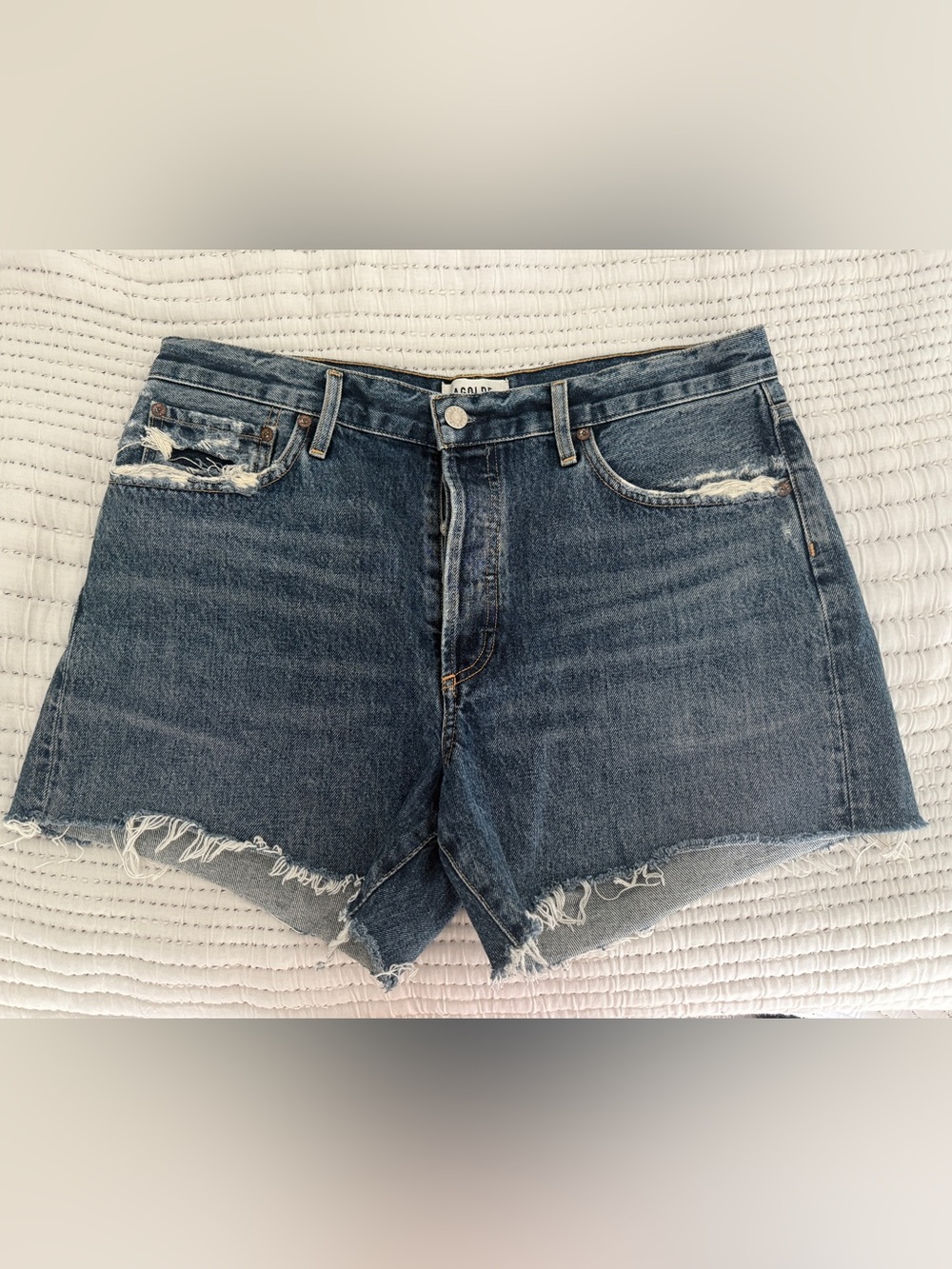 Agolde Reese Denim Shorts